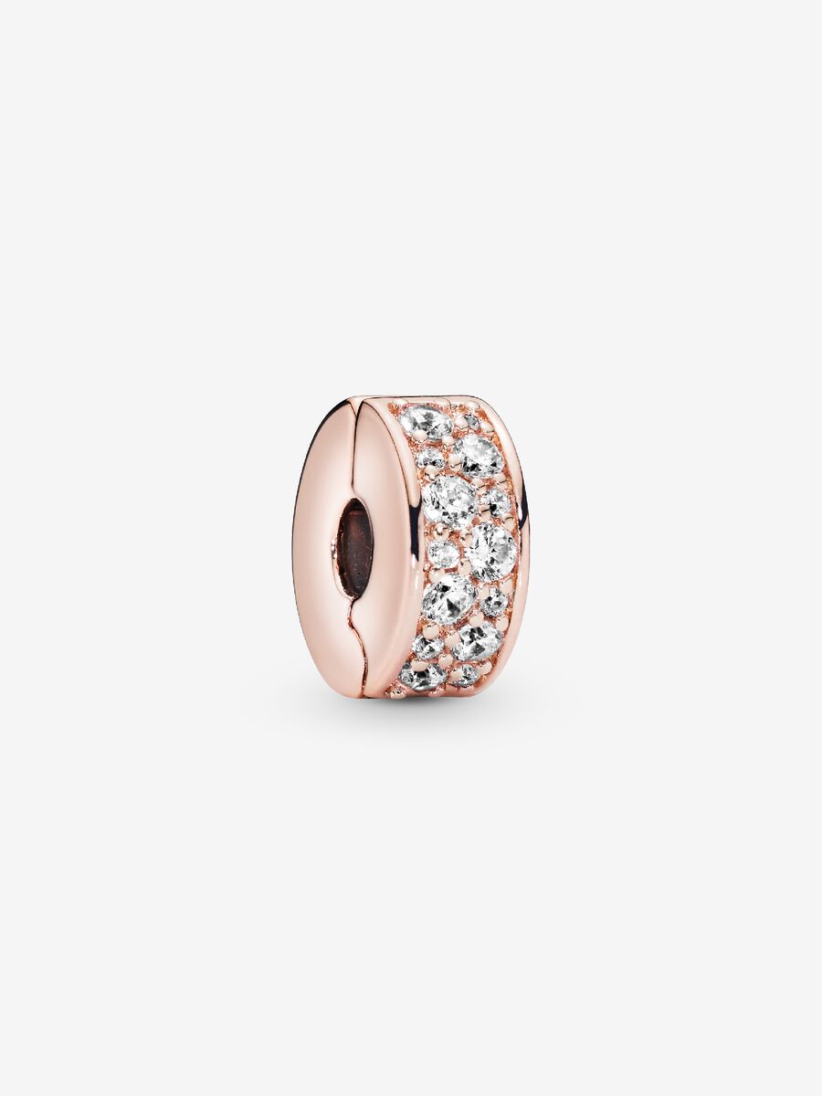 Clip pavé transparent