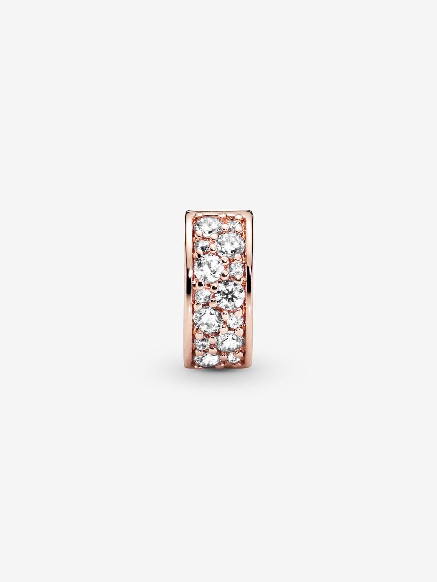 Clip pavé transparent