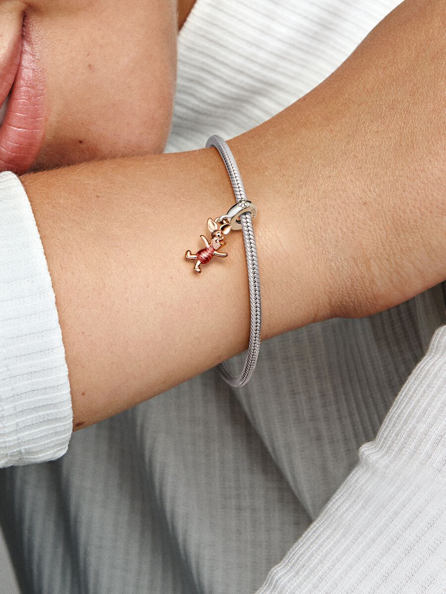 Charm-pendentif Porcinet et Winnie l’ourson de Disney