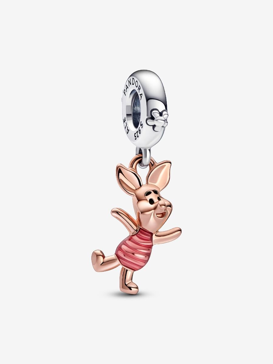 Charm-pendentif Porcinet et Winnie l’ourson de Disney
