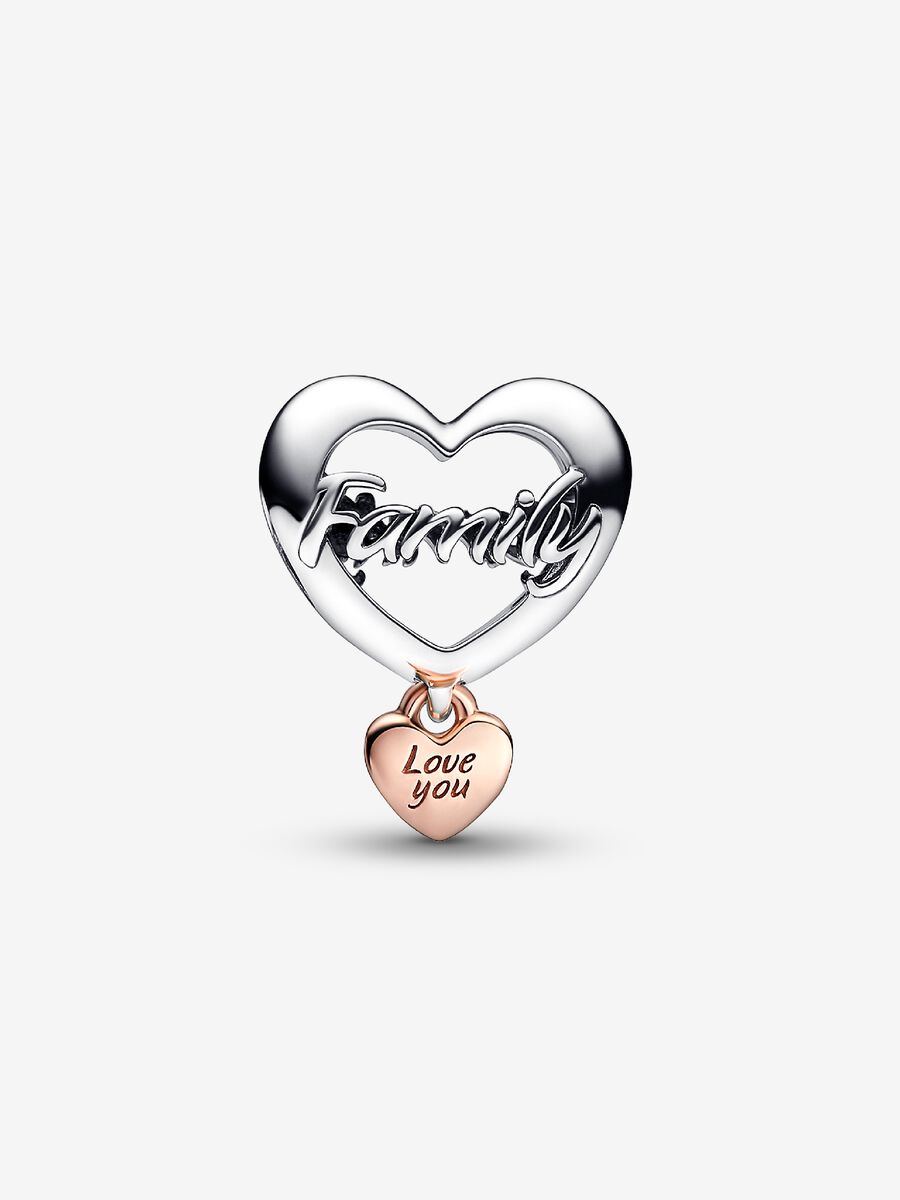 Charm Cœur Love You Family