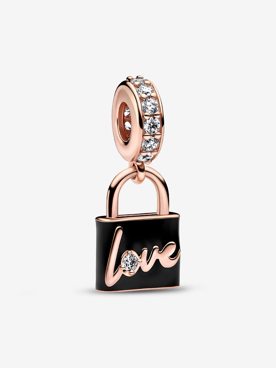 Charm-pendentif cadenas d’amour