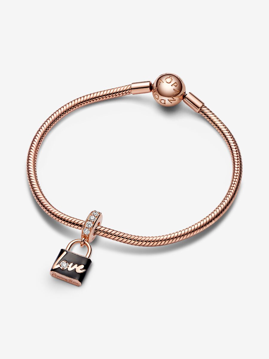 Charm-pendentif cadenas d’amour