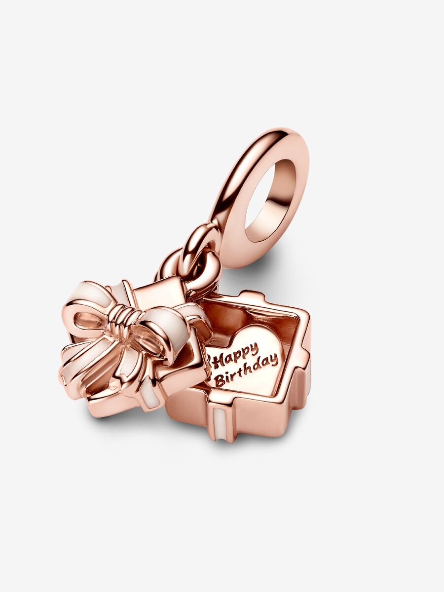 Charm-pendentif Cadeau d’anniversaire à ouvrir