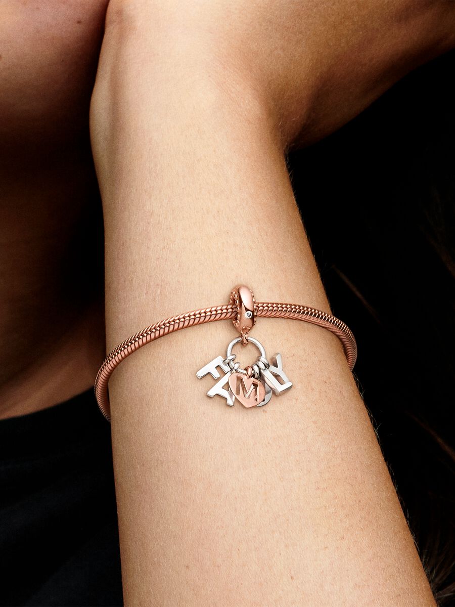 Charm-pendentif Lettres « Family »