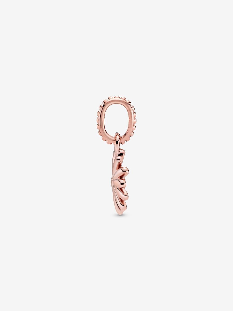 Charm-pendentif Marguerite rose