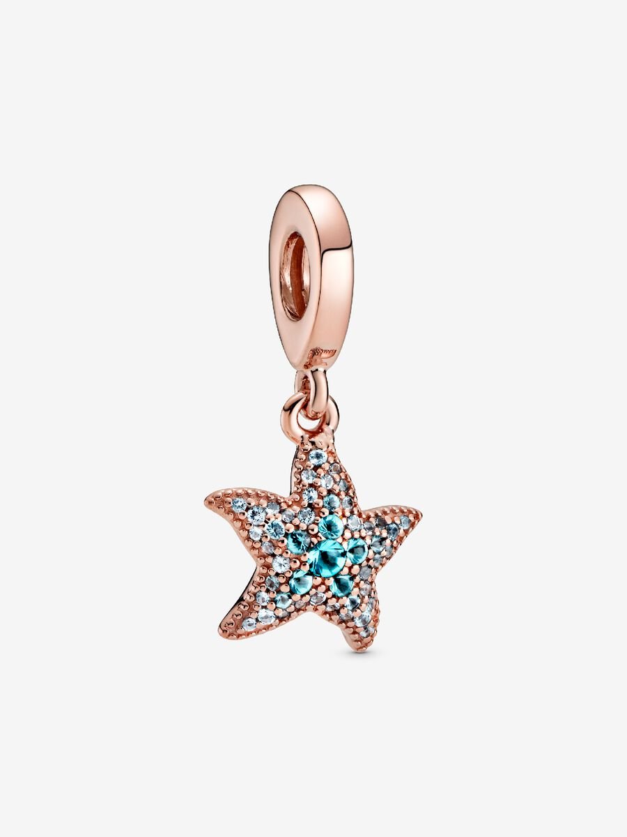 Charm-pendentif Étoile de mer scintillante