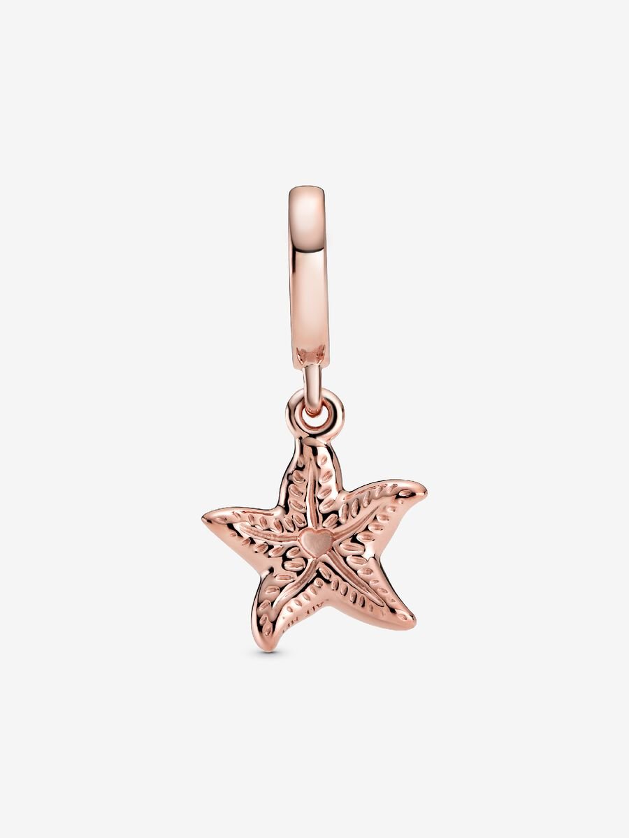 Charm-pendentif Étoile de mer scintillante