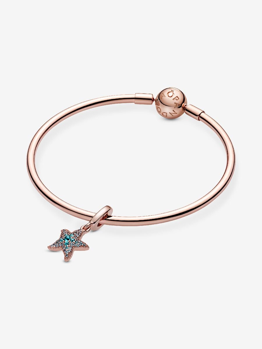 Charm-pendentif Étoile de mer scintillante