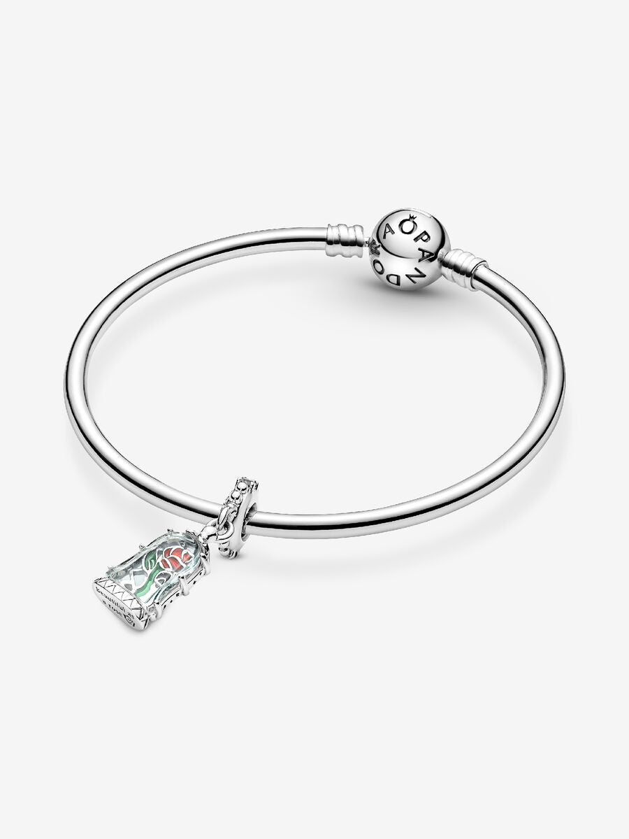 Charm-pendentif Rose enchantée de la belle et la bête de Disney