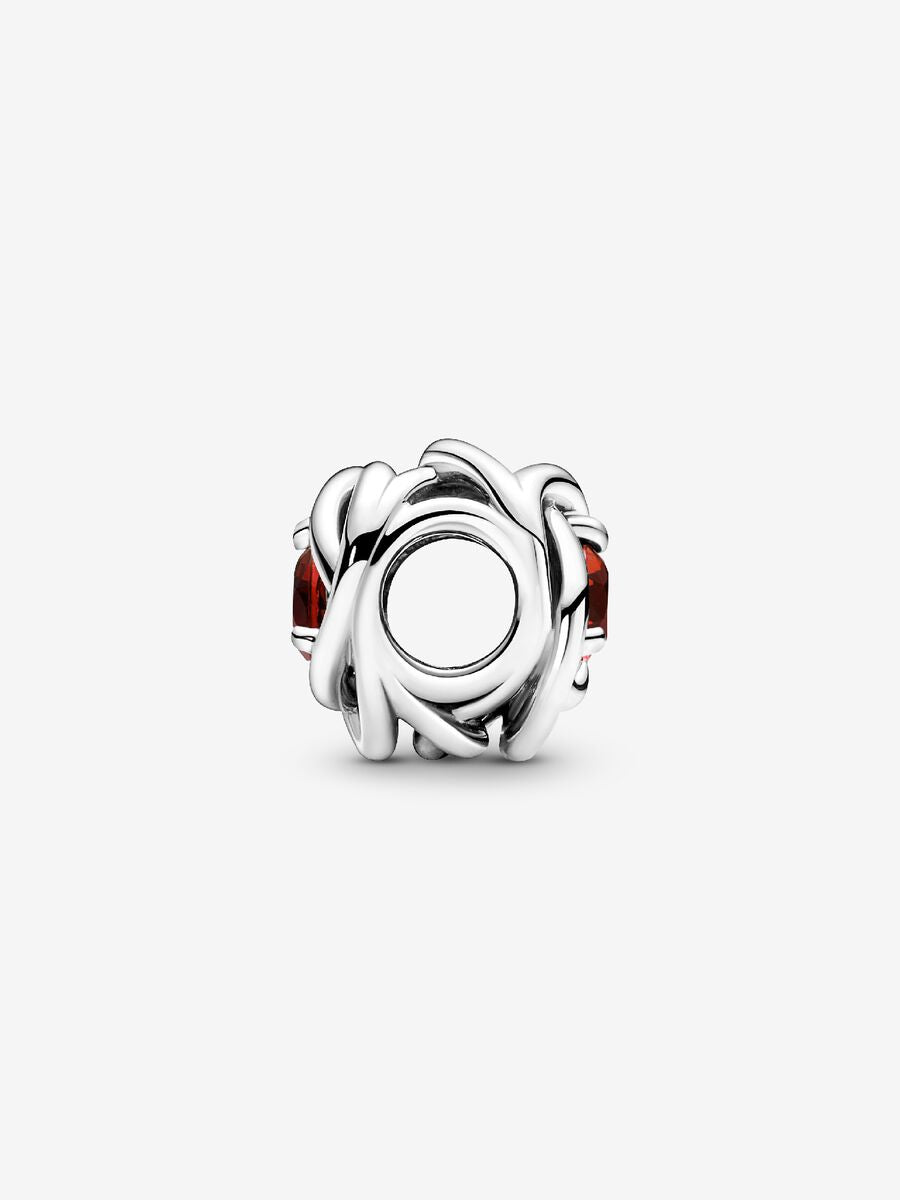 Janvier Charm Cercle éternel rouge
