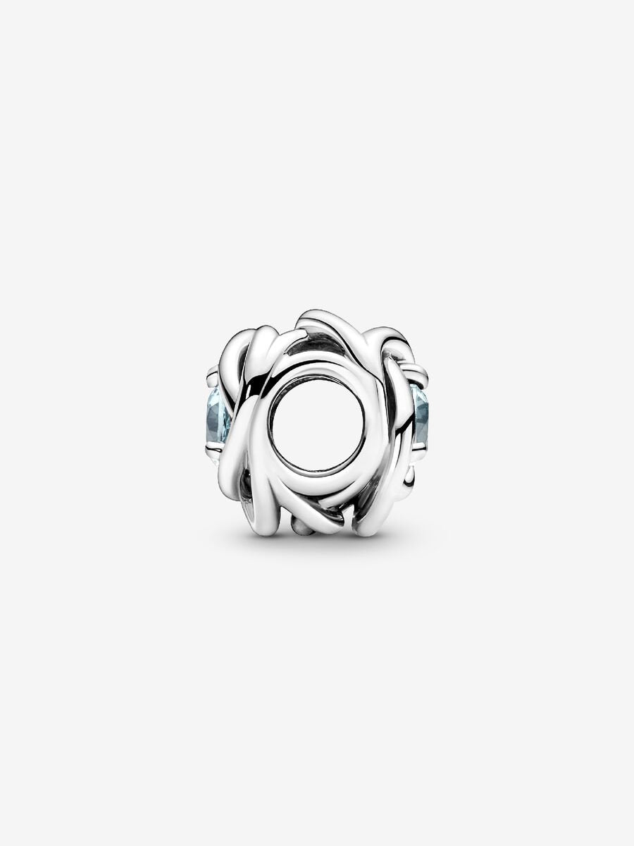 Mars Charm Cercle éternel bleu océan pacifique