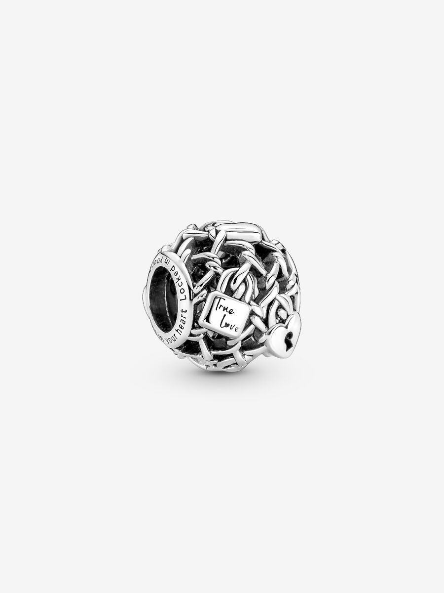 Charm Chaîne ajourée et cadenas