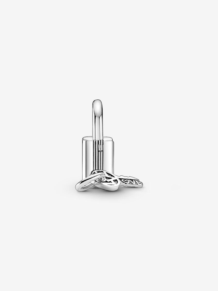 Charm-pendentif Cadenas et clé