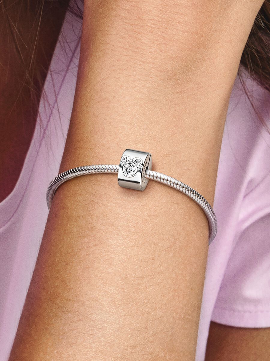 Charm en clip Mickey Mouse et Minnie Mouse de Disney