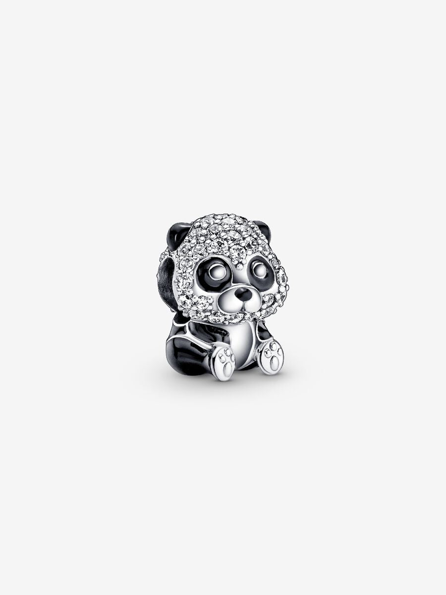 Charm Panda adorable scintillant