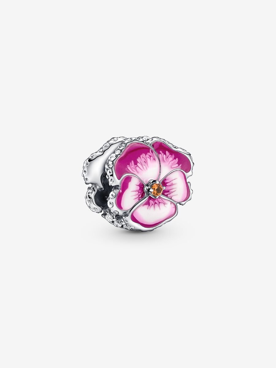 Charm Pensée rose