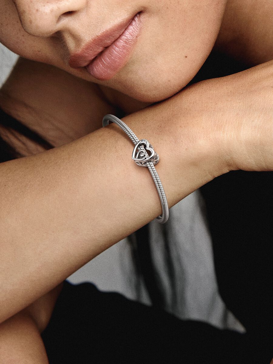 Charm Cœurs entrelacés infini