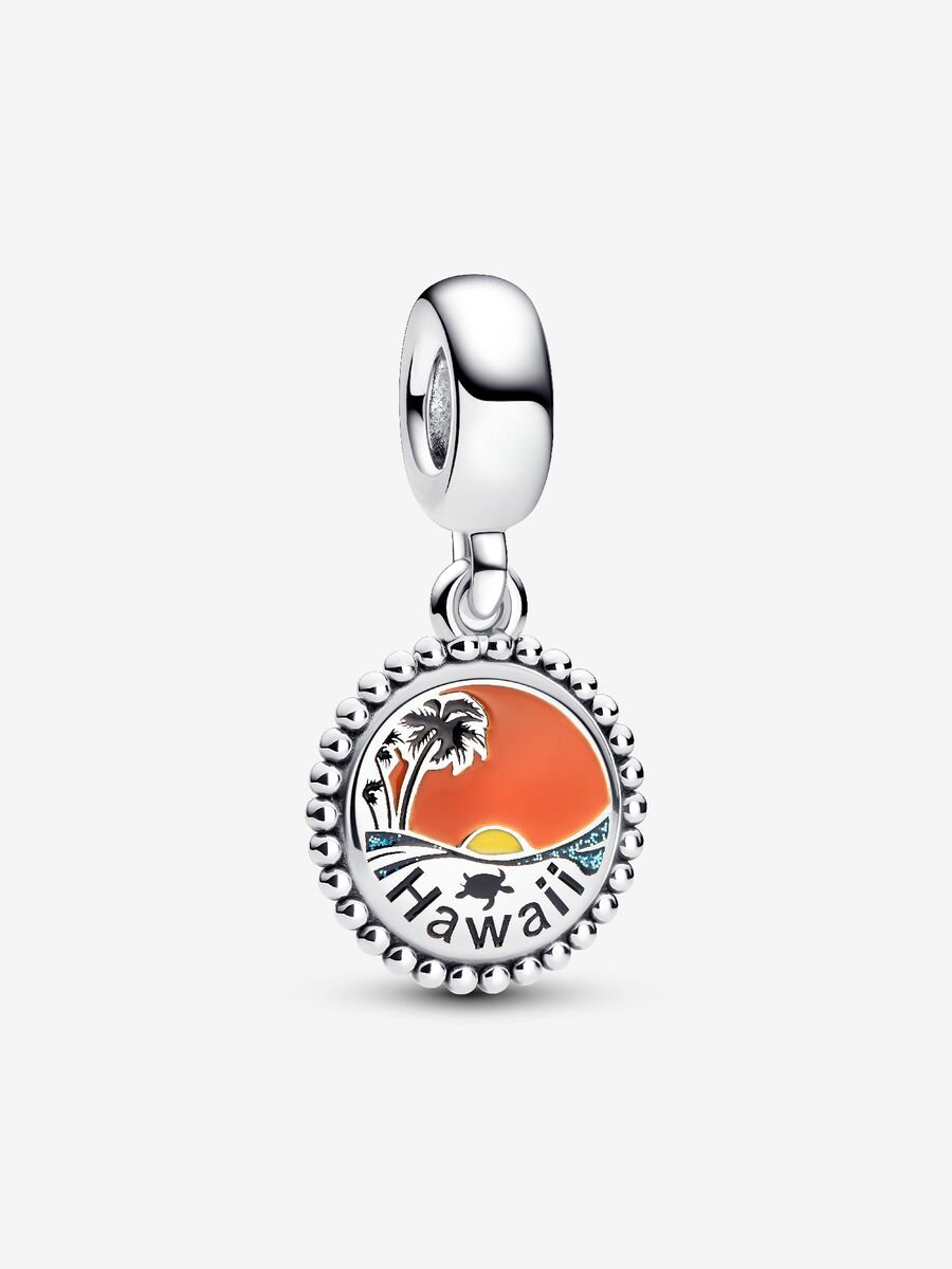 Charm-pendentif Tropical hawaïen