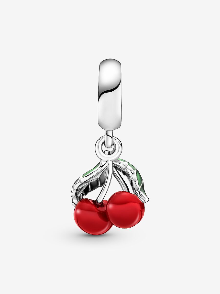 Charm-pendentif Cerise asymétrique