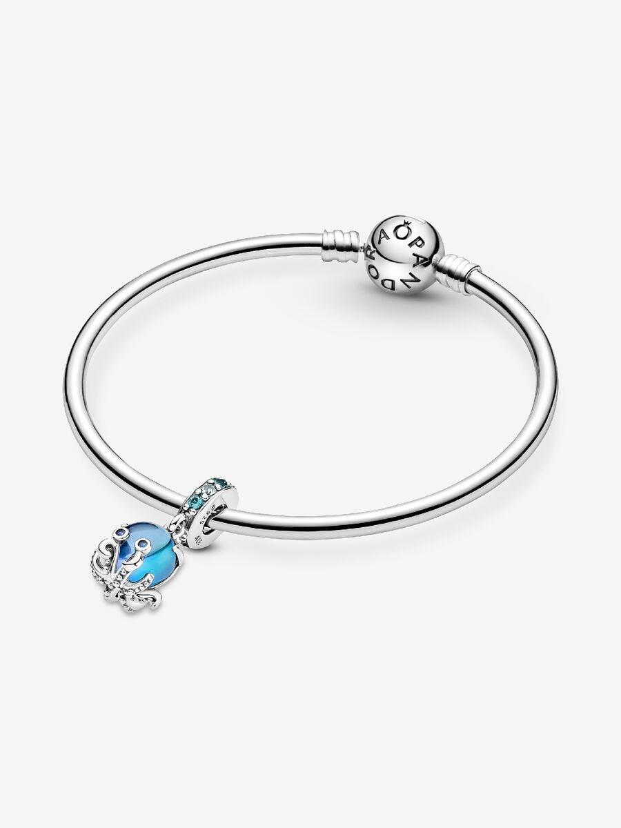 Charm-pendentif Pieuvre adorable en verre de Murano