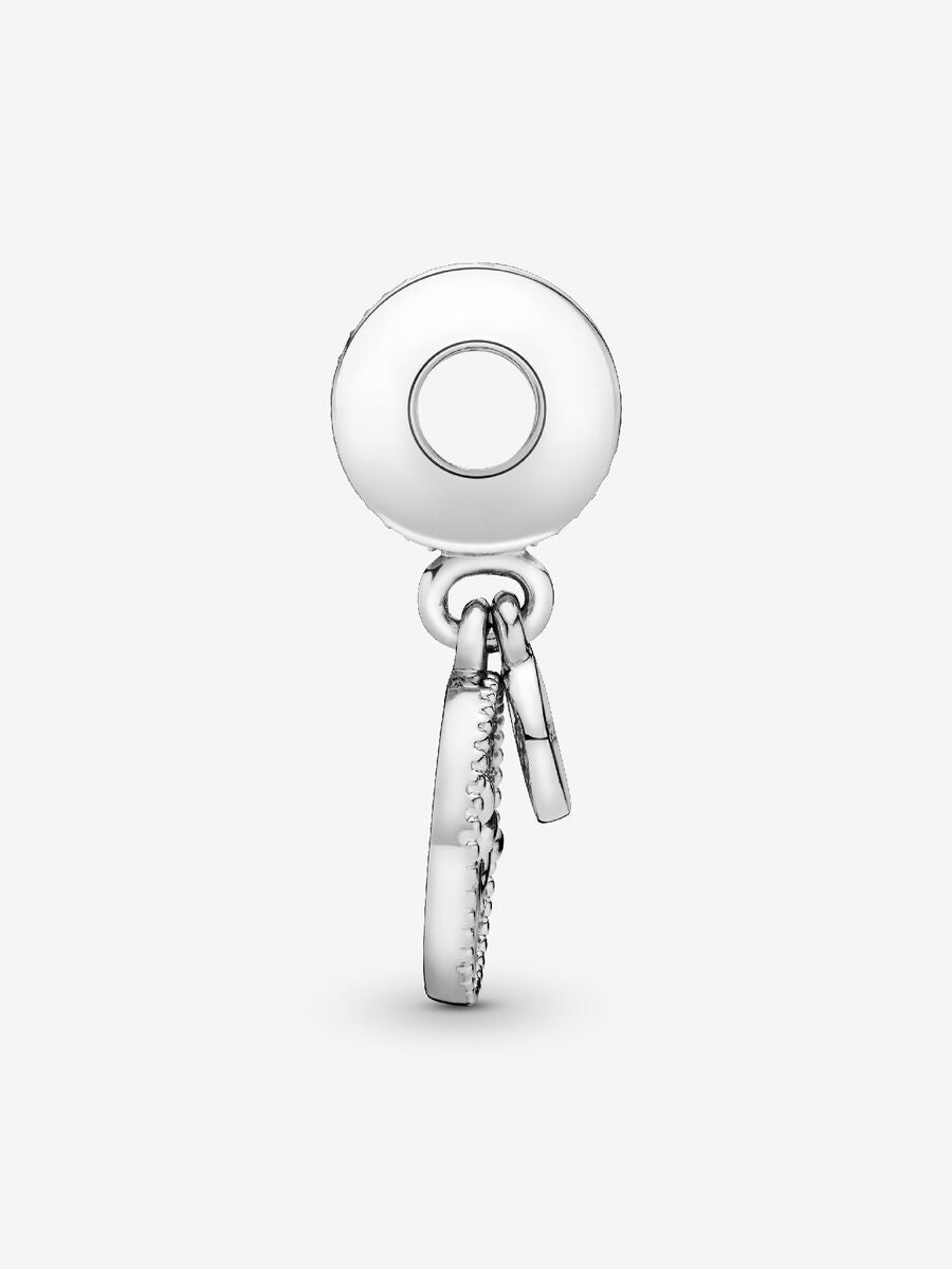 Breloque pendentif arbre généalogique scintillant