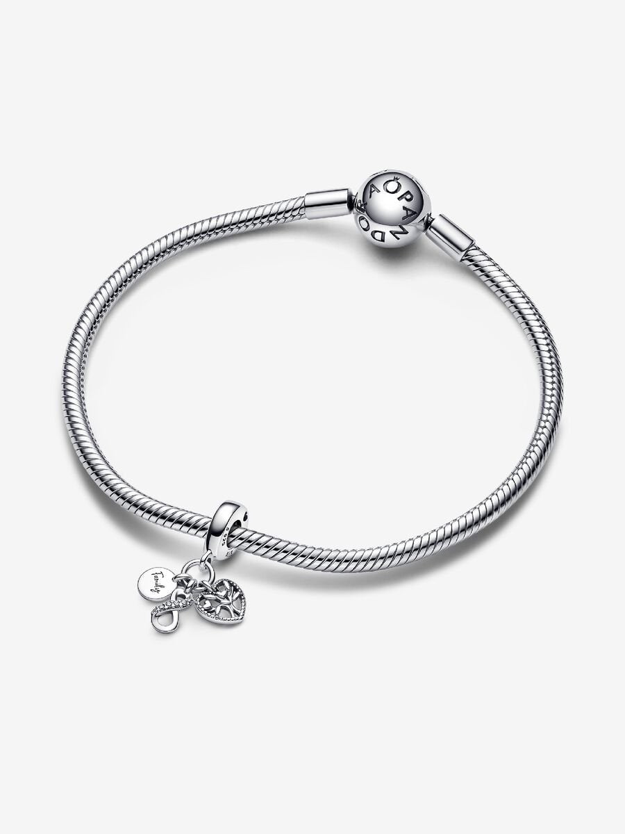Charm-pendentif triple Infini Famille