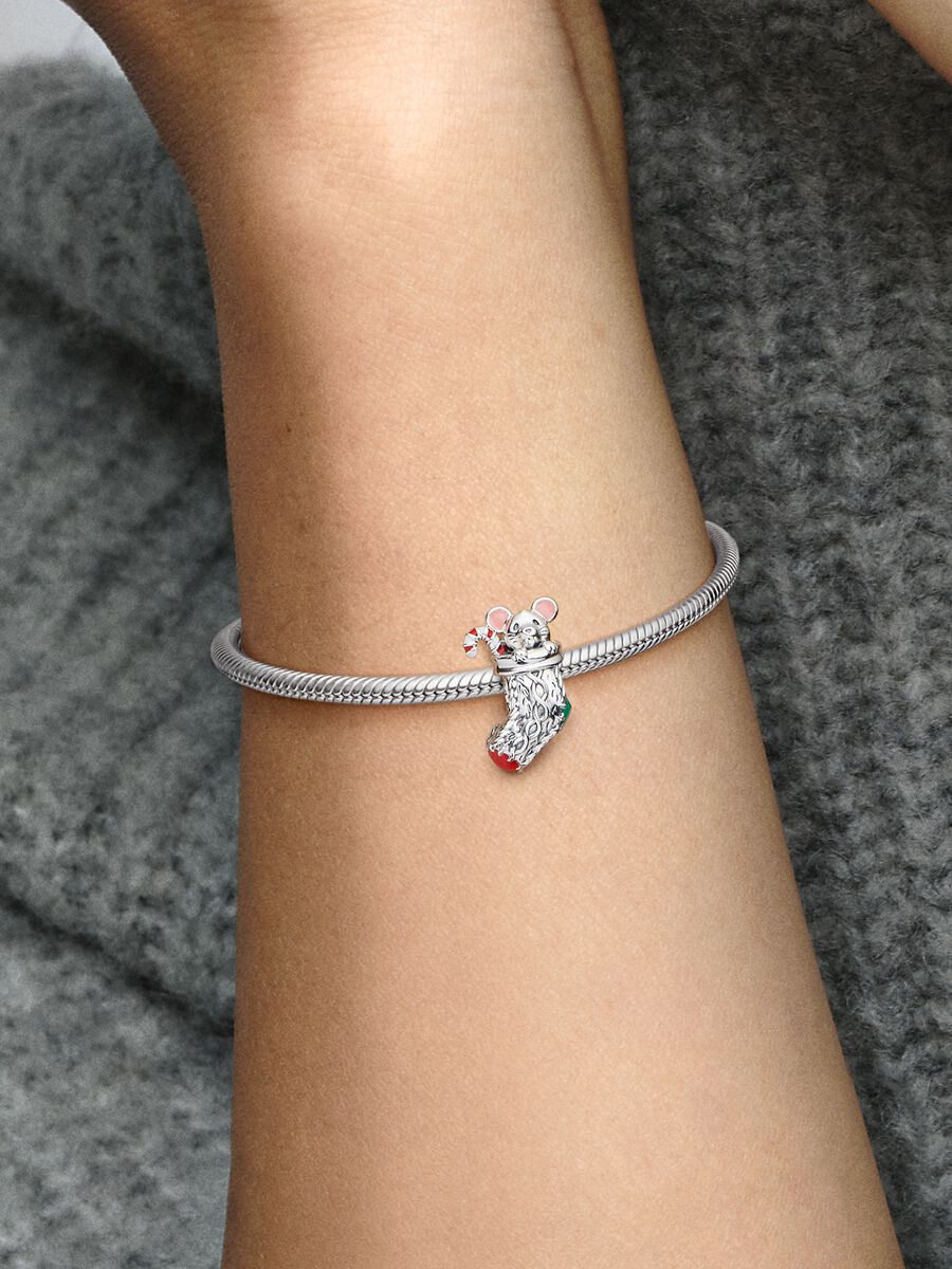 Charm Souris et bas de Noël