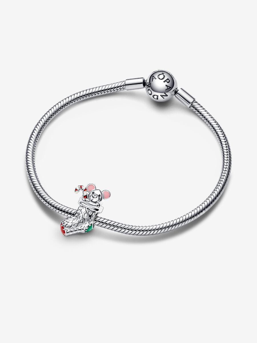 Charm Souris et bas de Noël