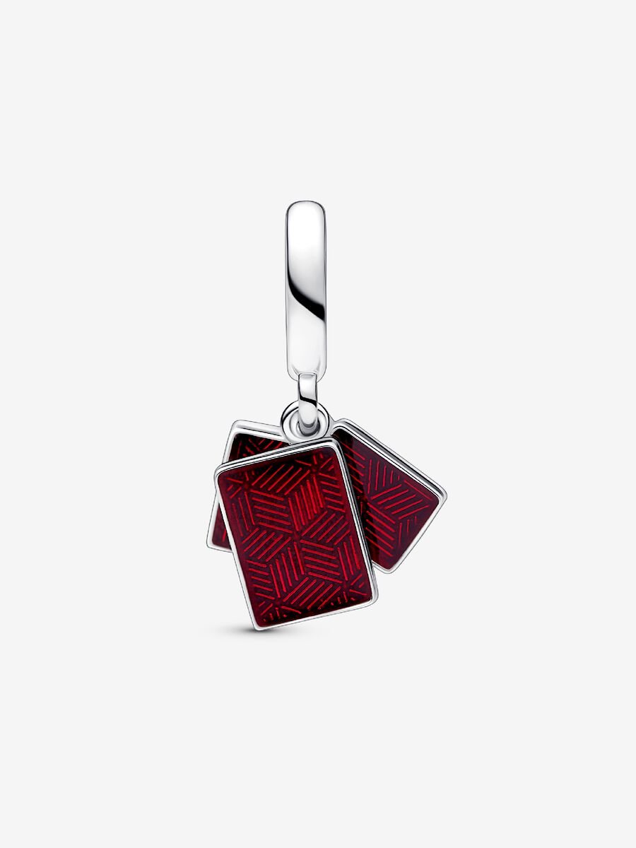 Charm-pendentif triple Mah-jong