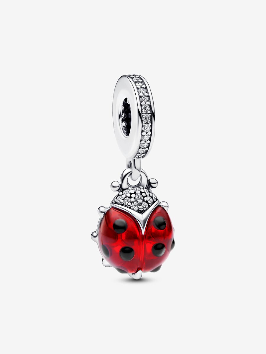 Charm-pendentif Coccinelle rouge