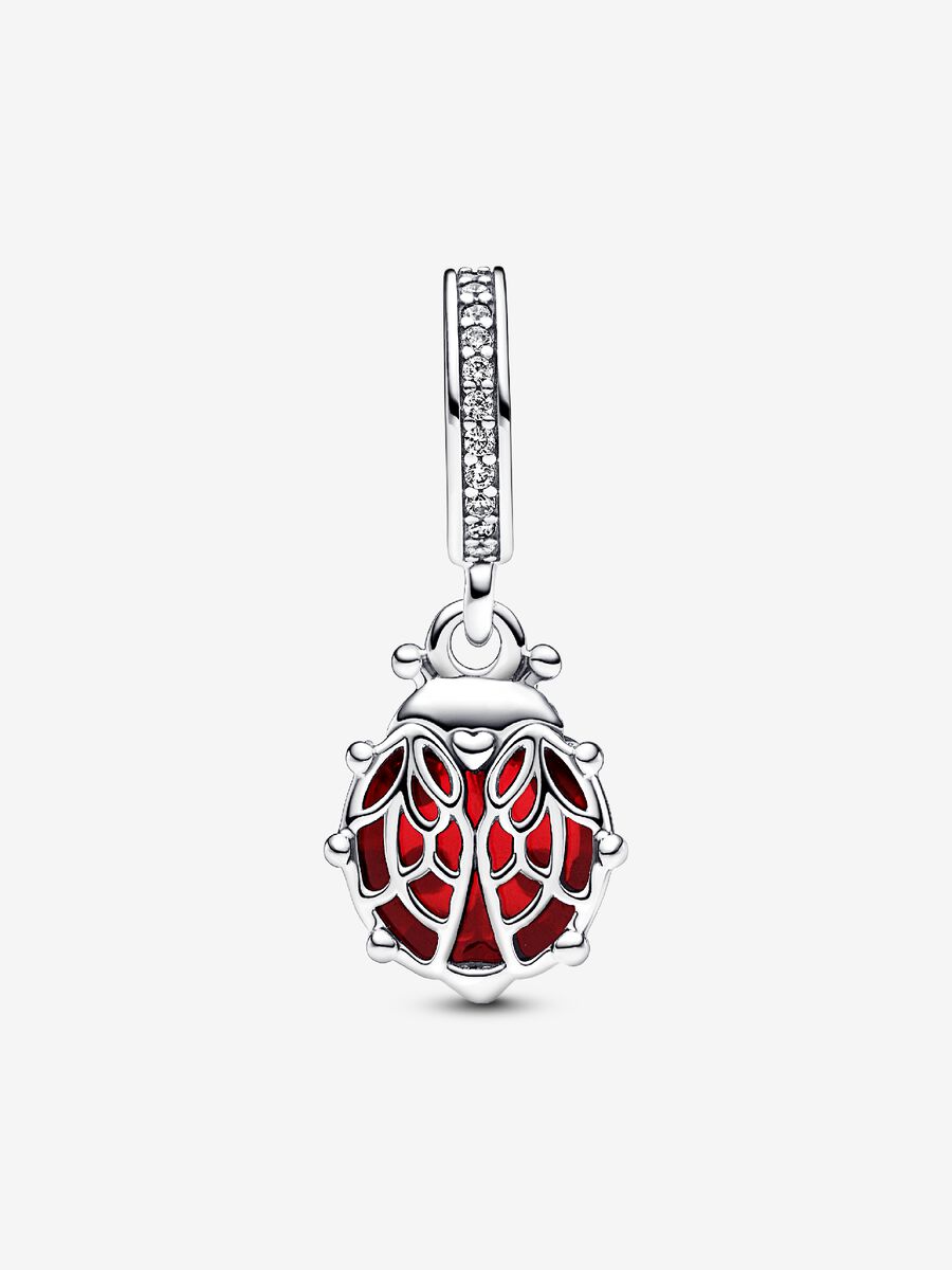Charm-pendentif Coccinelle rouge