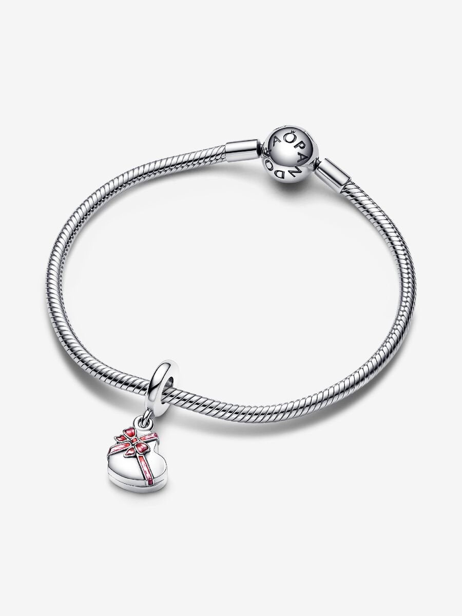 Charm-pendentif boîte de chocolat en forme de cœur à ouvrir