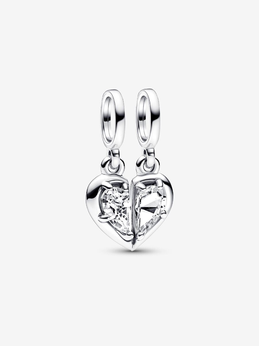 Charm-pendentif séparable Mère et fille
