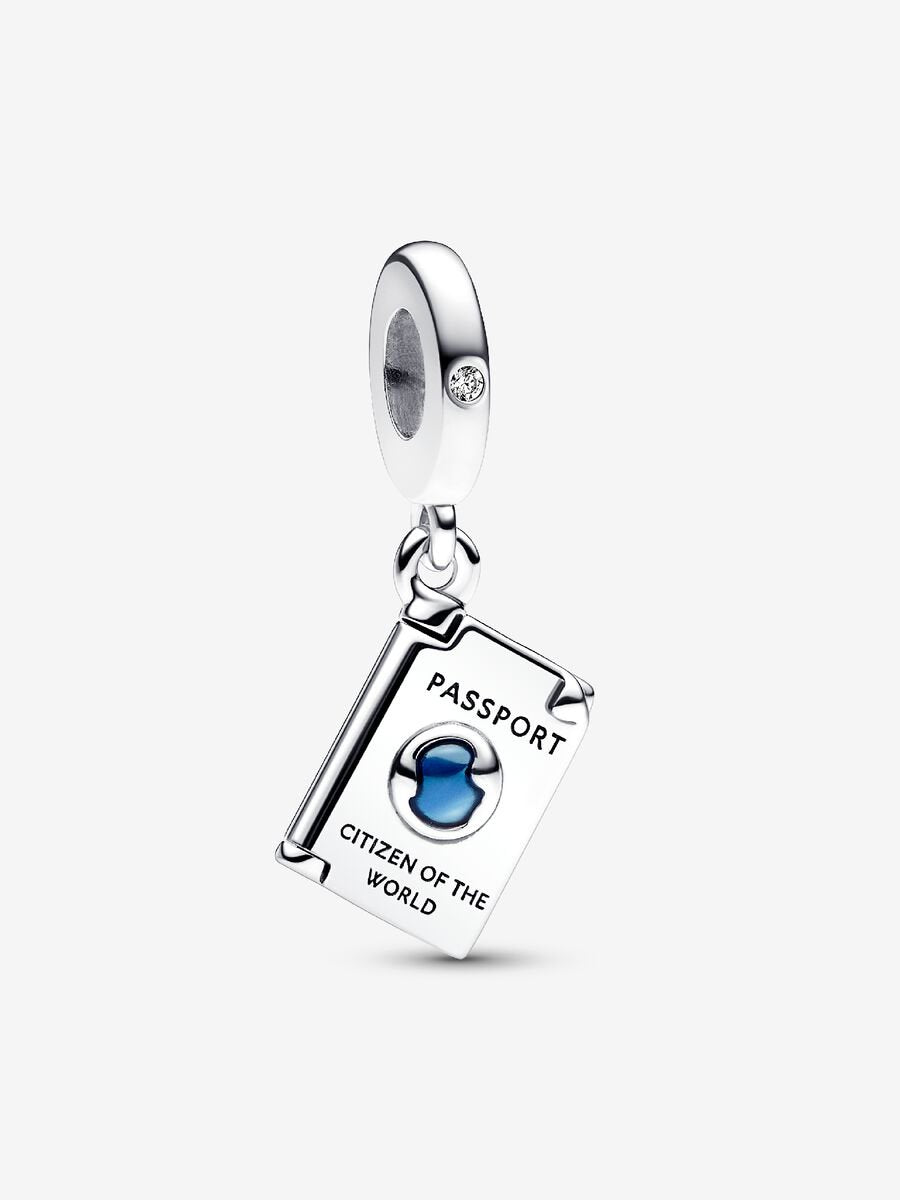 Charm-pendentif Passeport ouvrant