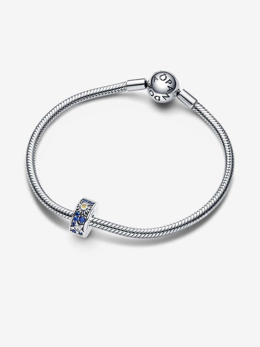 Charm en clip céleste Soleil, étoile et lune