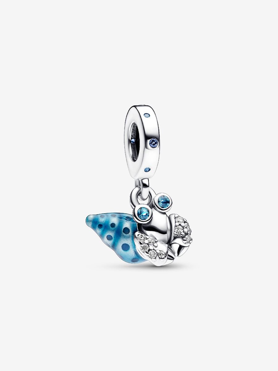 Charm-pendentif Bernard-l’ermite qui brille dans le noir