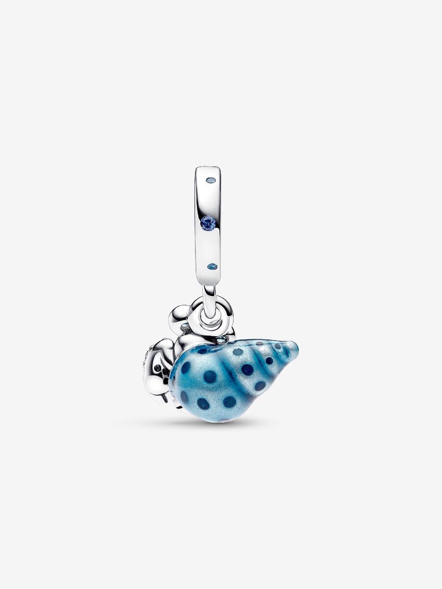 Charm-pendentif Bernard-l’ermite qui brille dans le noir