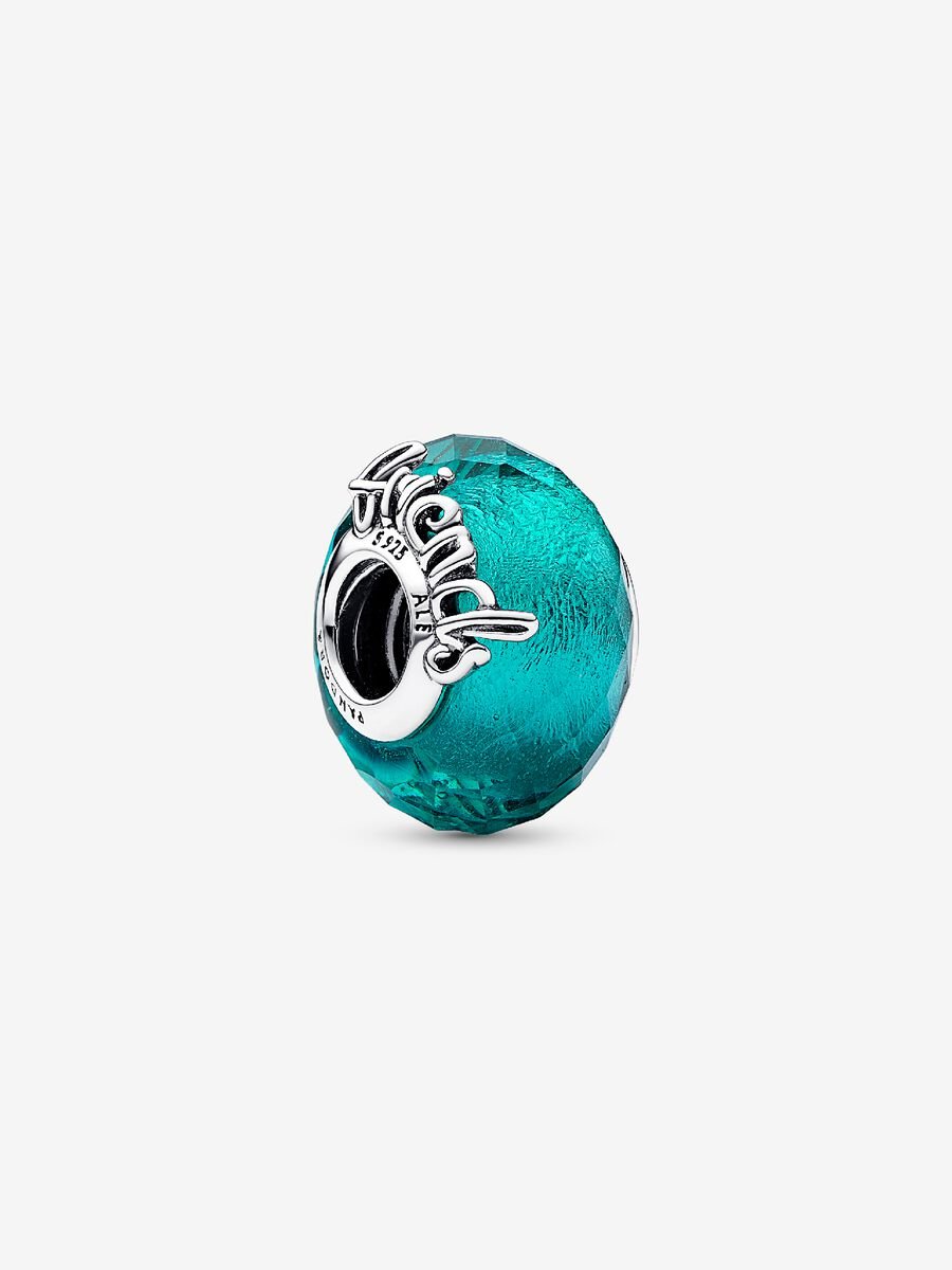 Charm Amitié facetté en Verre de Murano