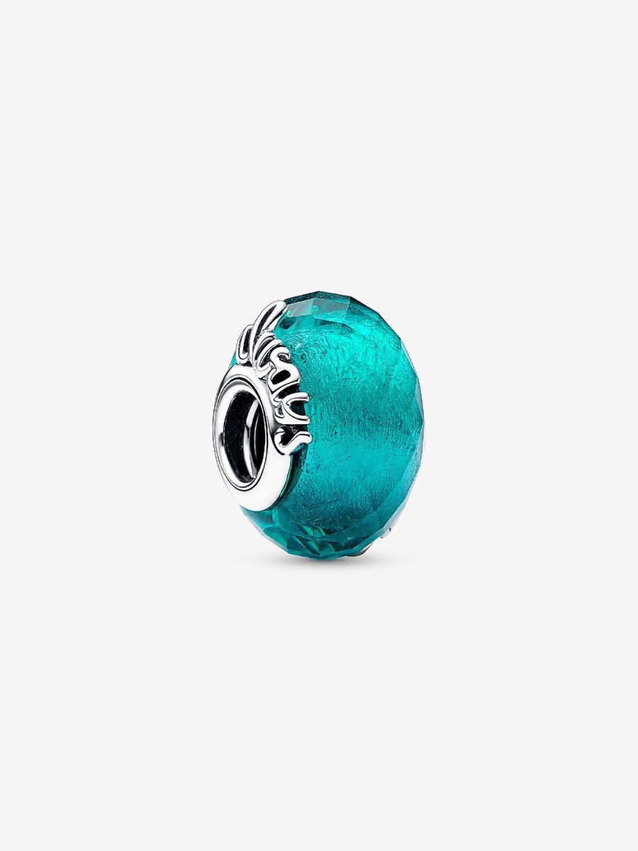 Charm Amitié facetté en Verre de Murano
