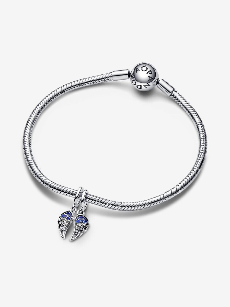 Charm-pendentif séparable Ailes d’ange scintillantes