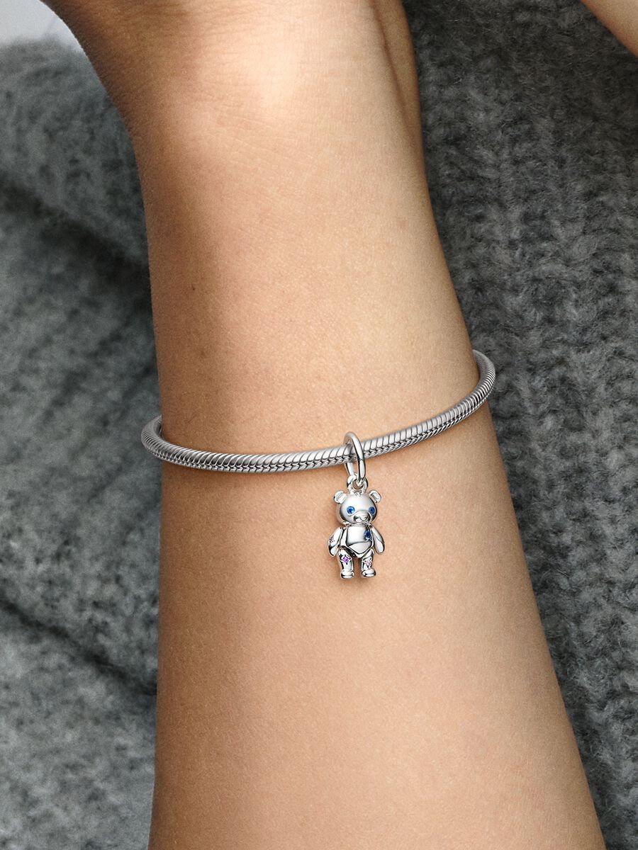 Charm-pendentif Ours en peluche mobile