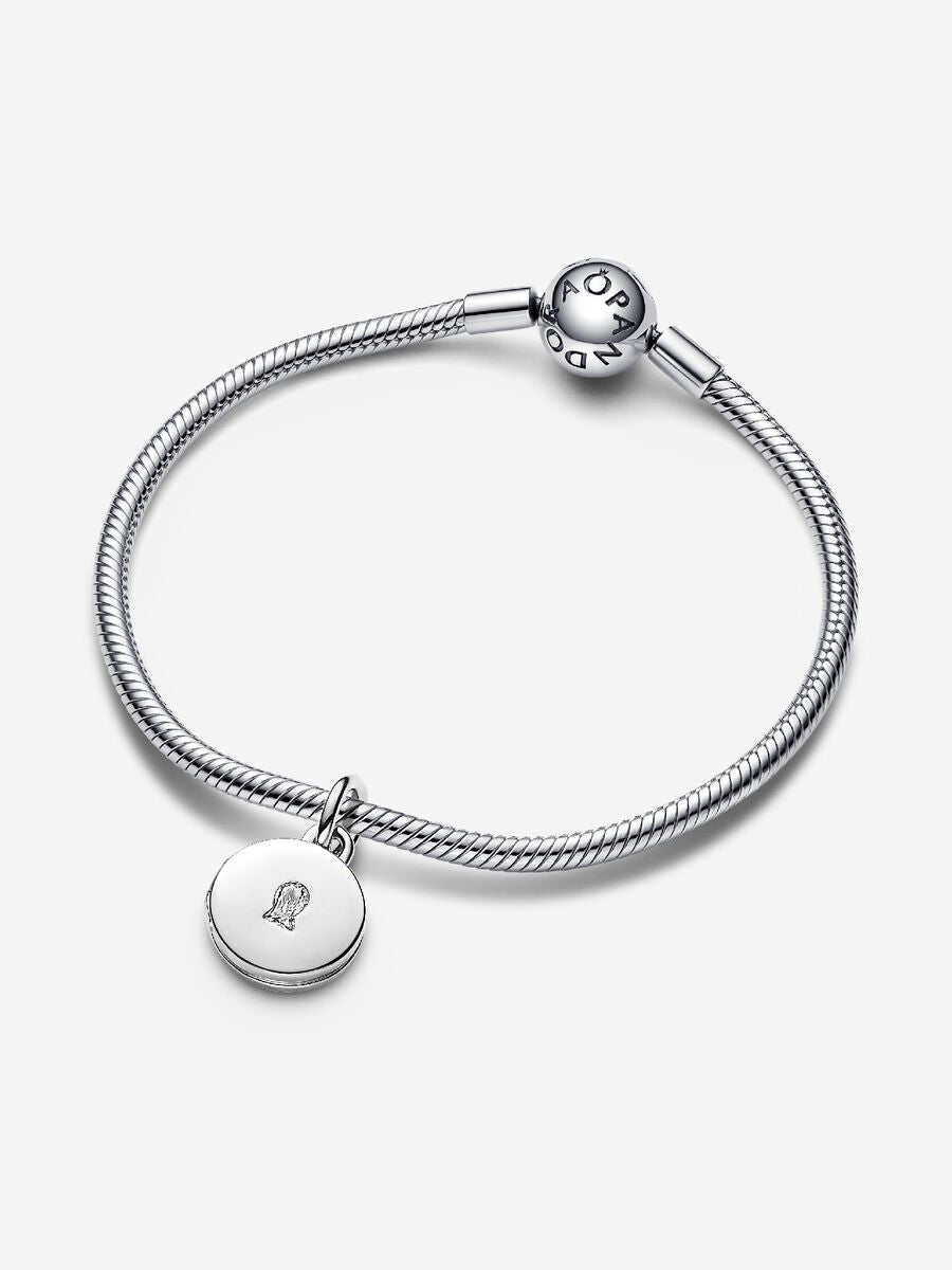 Charm-pendentif avec Médaillon d’amour ouvrant à graver