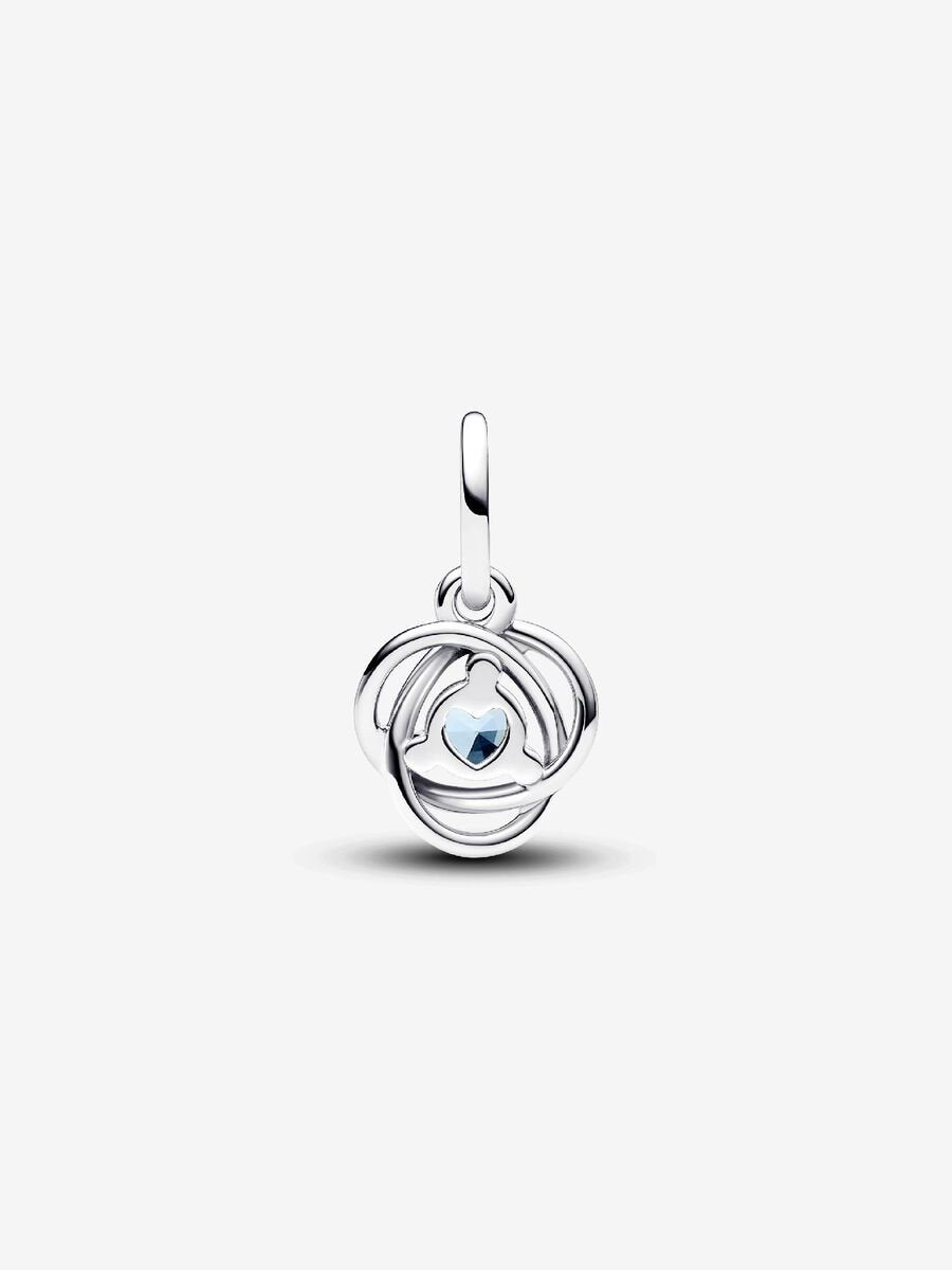 Mars Charm-pendentif Cercle éternel bleu océan pacifique