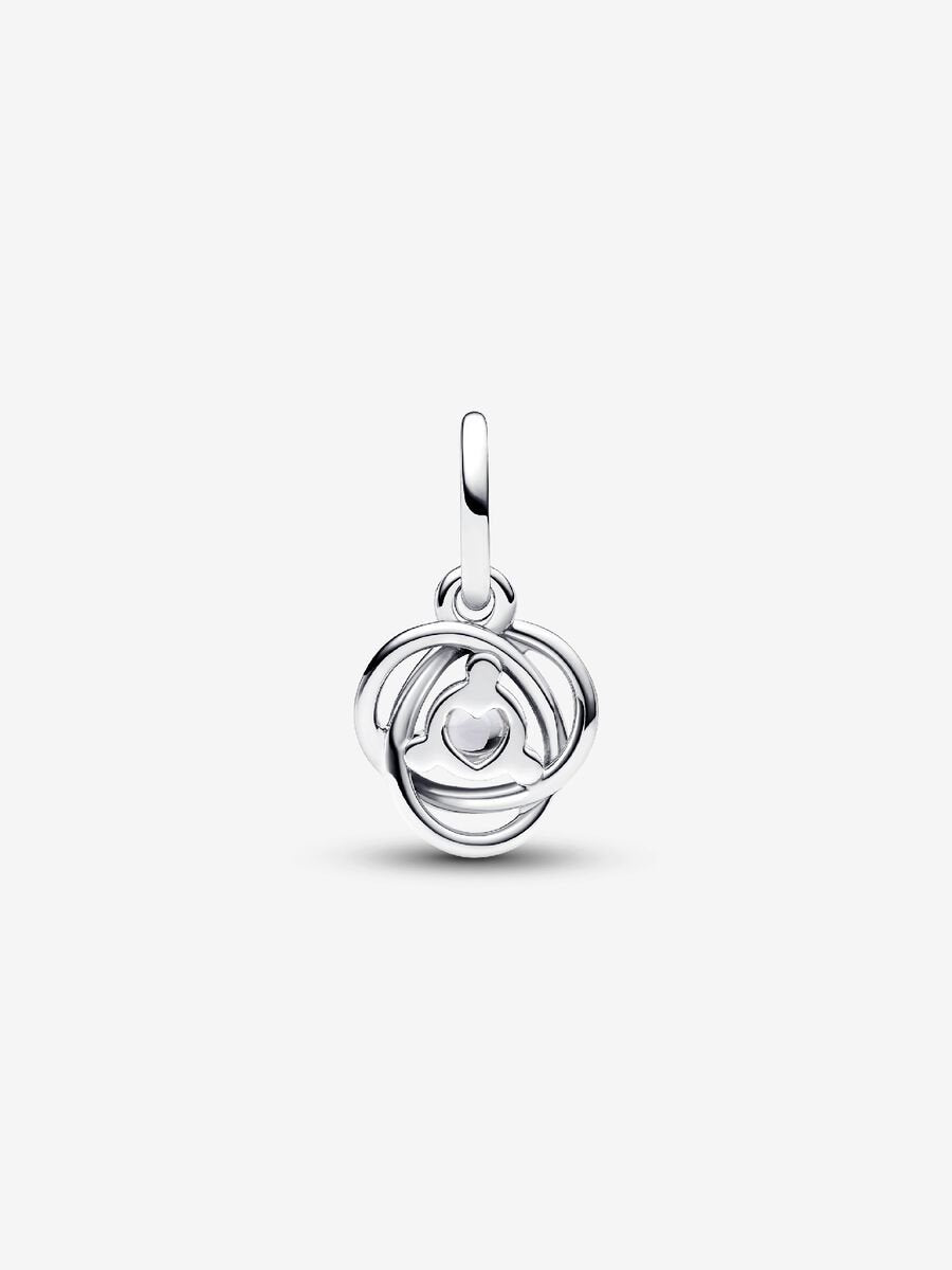 Avril Charm-pendentif Cercle éternel incolore
