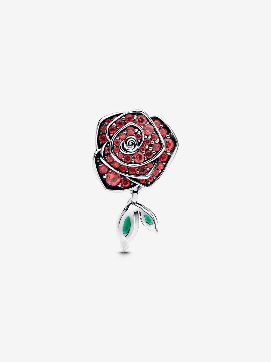Charm Rose scintillante en fleur