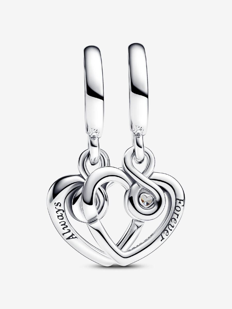 Charm-pendentif séparable Maintenant et pour toujours
