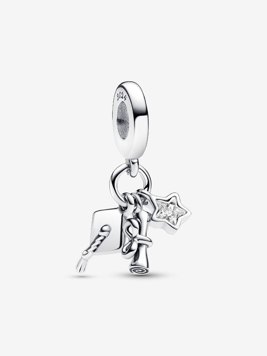 Charm-pendentif triple Remise de diplôme 2024