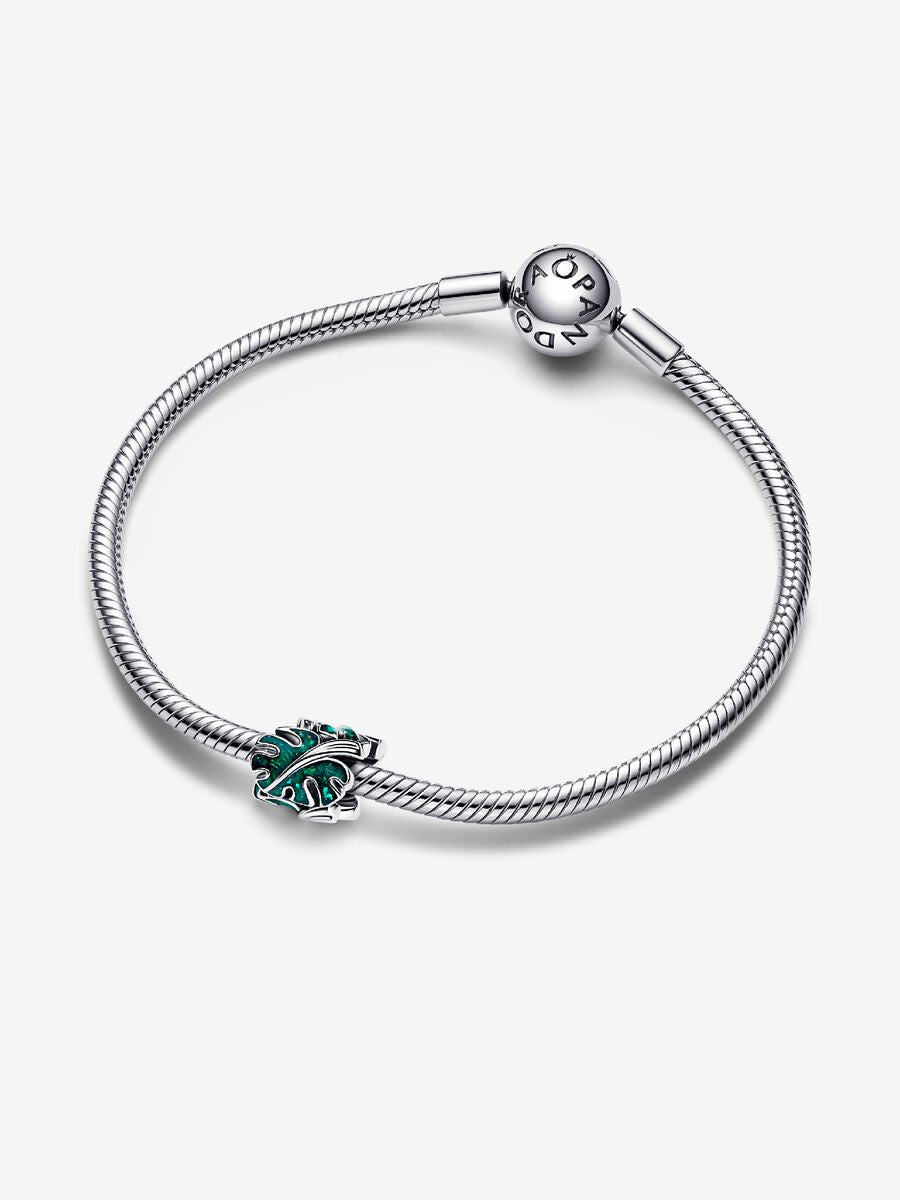 Charm Feuilles de monstera vertes