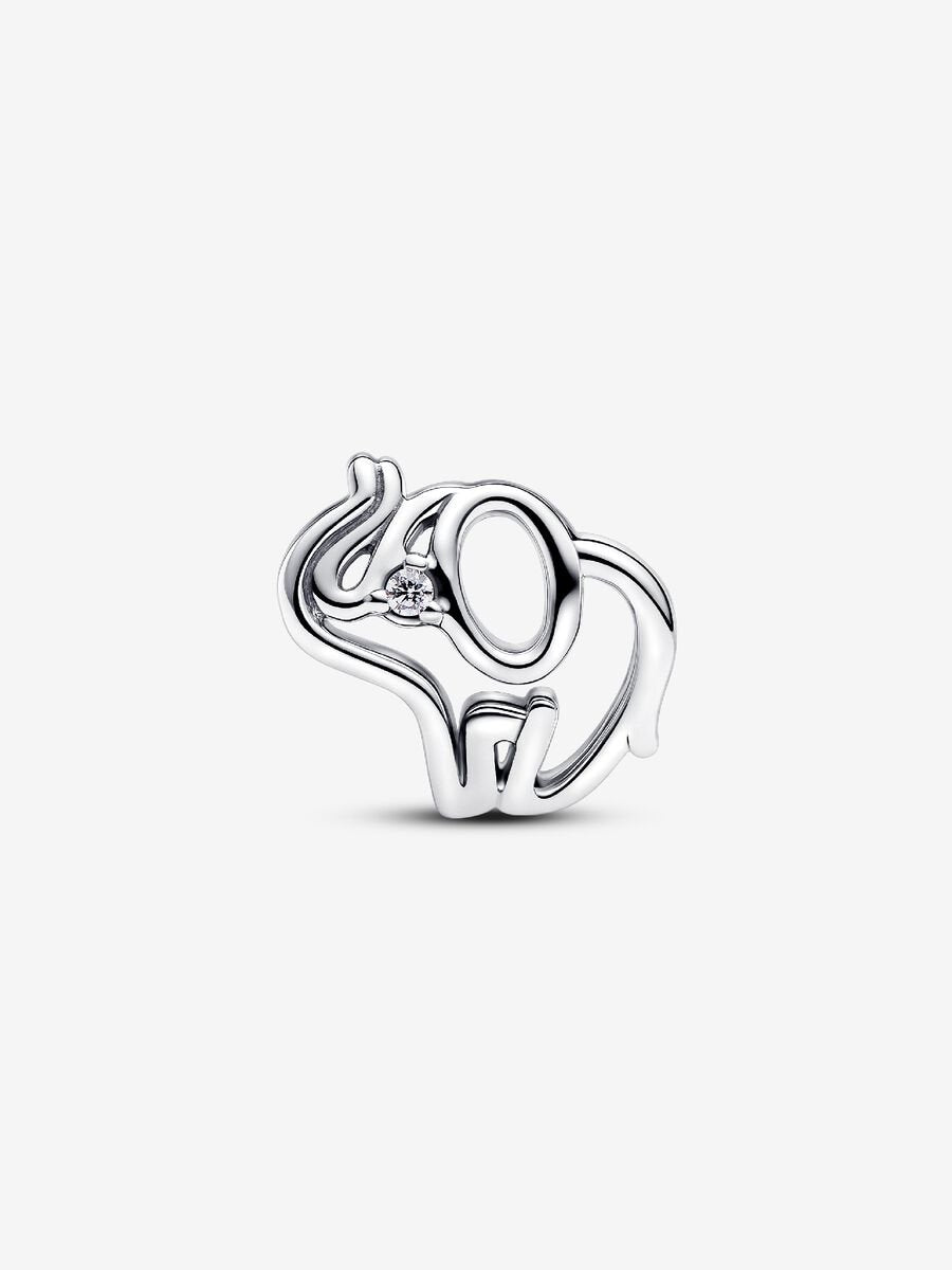 Charm Éléphant ajouré